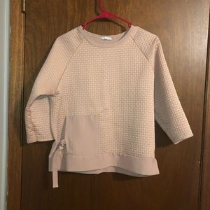 Zara Collection Blush Pink Casual Woman’s Classic Shirt Size Medium